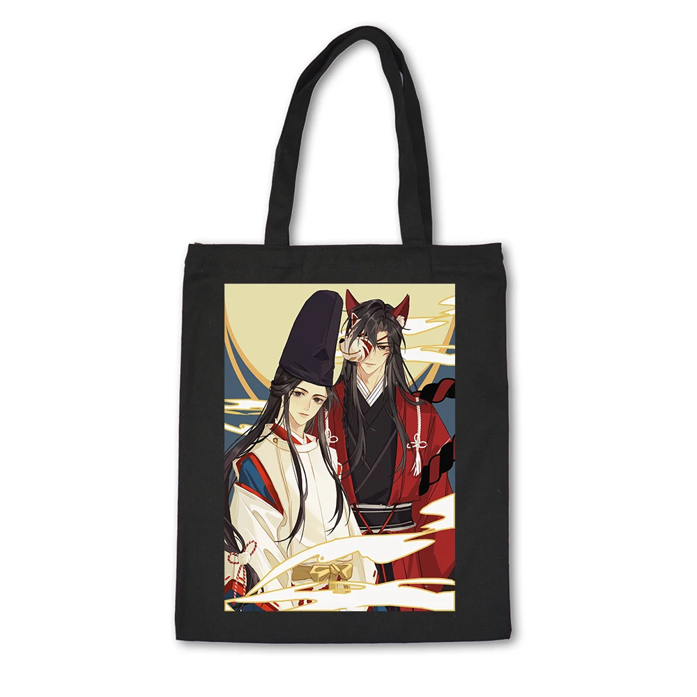 Tian Guan Ci Fu Women Bags Large Capacity Harajuku Shopping Bag Canvas Women's Shoulder | Багаж и сумки