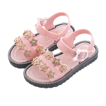 

children sandals summer kids girls shoes little princess sandals child fashion non-slip soft bottom beach shoes jelly sandals