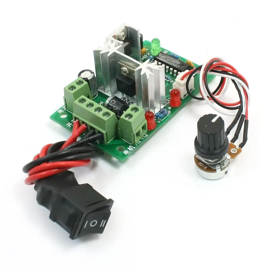 

12V 24V 30V 120W PWM Adjustable Volt DC Motor Speed Controller CCM2