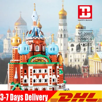 

1298 PCS YC-20003 City Street View Architecture :ST.Petersburg Cathedral Building Blocks Bricksk Kids Toys Gifts for Children