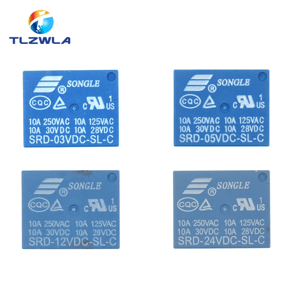 5-Pack JSM1E-12V-5-H15 Relay - 12 Volt, 5-Pin (Also Fits AJSM631, 4123-1C-12V)