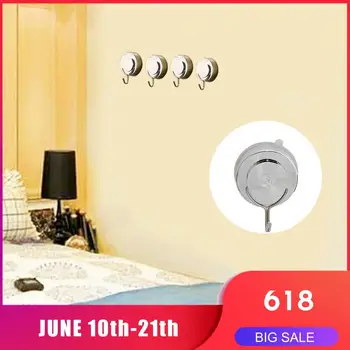 

Wall Door Hook Hanger Vacuum Suction Cup Sucker Shower Kitchen Bathroom Hooks Towel Storage M9W8