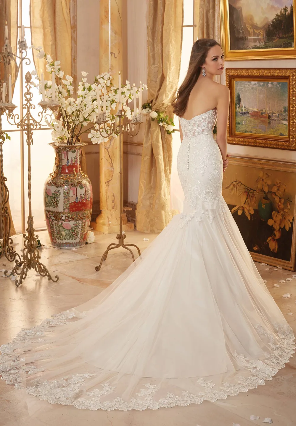 Vestido De Noiva Princesa Com Renda кружевное свадебное платье русалки свадебные кружевные свадебные платья brautkleid винтажное свадебное платье