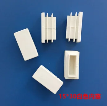 

Furniture Accessories 15MM*30MM Milky White Square Plug White Plug Plastic Square Footpad Dust-proof Plug Cover