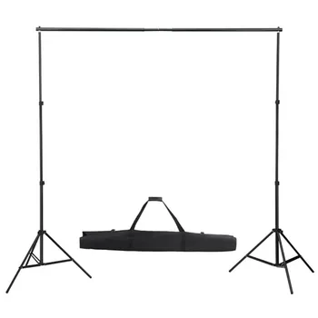 

Photography Telescopic Backdrop Background Stand Frame Support System For Photo Studio Muslin Picture Canvas With Carry Bag Clip