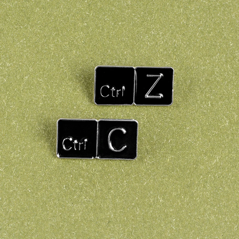 Компьютерный ярлык &quotCtrl C&quot Z&quot копировать и вставлять Кнопки булавки