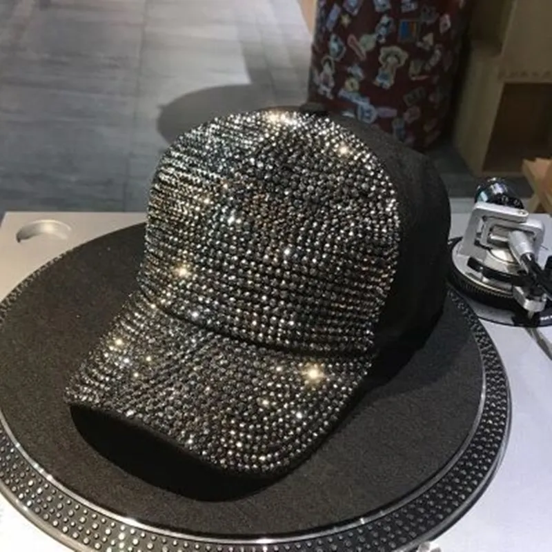 Новинка, Женская Бейсболка Snapback, шикарная шапка с бриллиантом, женские Стразы, головные уборы, аксессуары для одежды