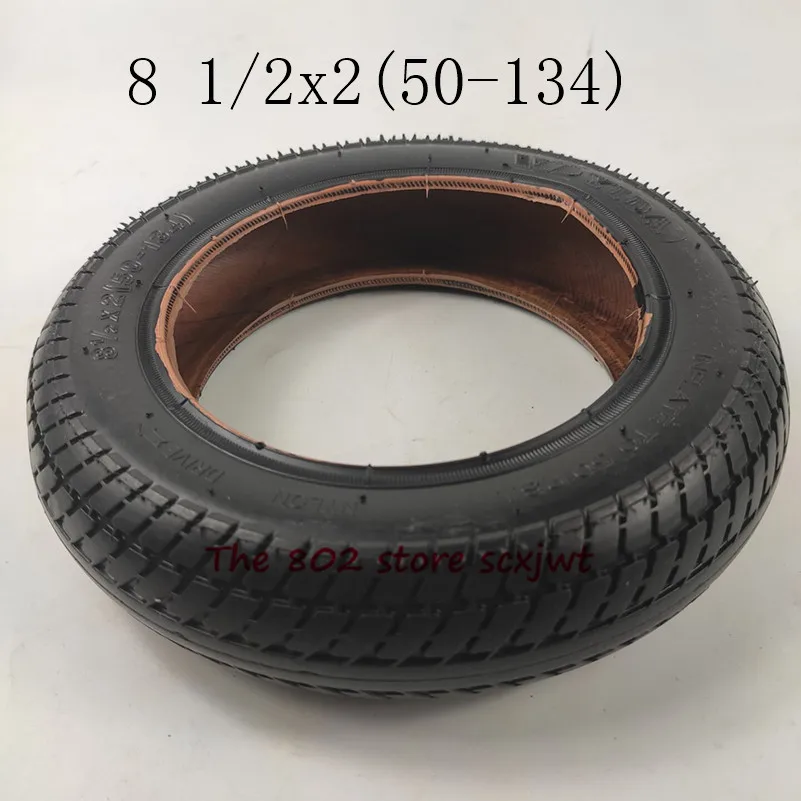 Tyre Tire 8 1/2X2 50-134 Children's Three Wheeled Hand Push Inner Durable 