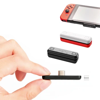 

Slim Wireless Bluetooth Audio Type-C USB Transmitter Adapter Transceiver low latency for Switch Lite/PS4/PC
