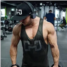 Стиль, мужской спортивный Повседневный облегающий Быстросохнущий жилет для занятий фитнесом и баскетболом, эластичная базовая одежда