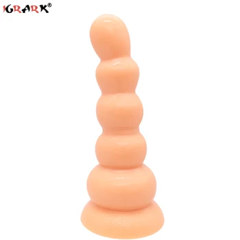 Big Dildo Strong Suction Beads Cock Penis Anal Butt Plug Ball Sex Toys for Women Men Adults Couples Sexy in Stock Masturbators 3