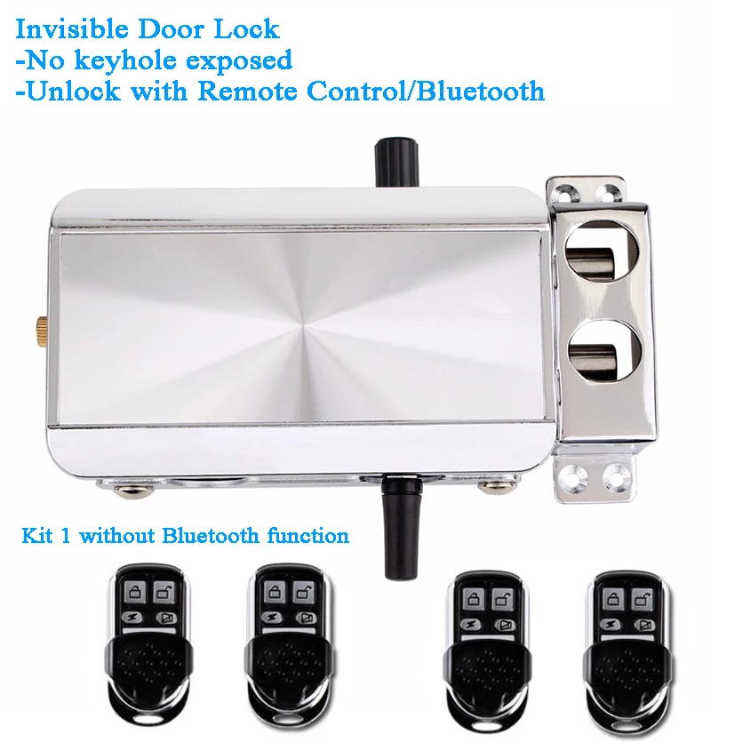  Smart Home Bluetooth Lock Remote Control Wifi ewelink Phon APP Invisible electric door lock Battery - 4000387162318