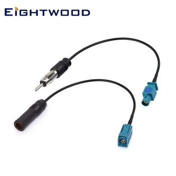 

Eightwood Universal Vehicle Car Stereo FM AM Radio Antenna Adapter Cable 15cm Fakra Z Male Female to Motorola DIN Male Female
