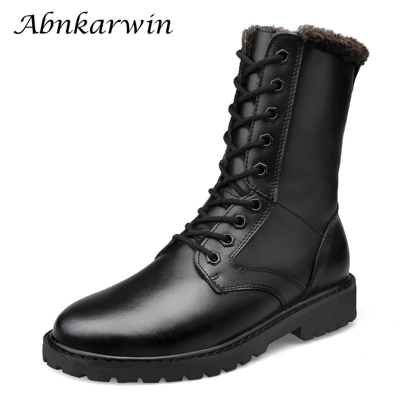 Зимние кожаные мужские военные ботинки; армейские ботинки; Botas Militares Botas Tacticas Hombre Coturno Militar Bota Buty Wojskowe