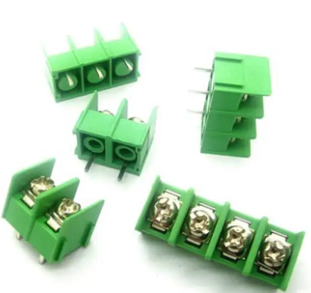 100pcs KF7.62-2P KF7.62-3P KF7.62-4P 7.62mm Pitch Screw Terminal Block Connector | Электронные компоненты и