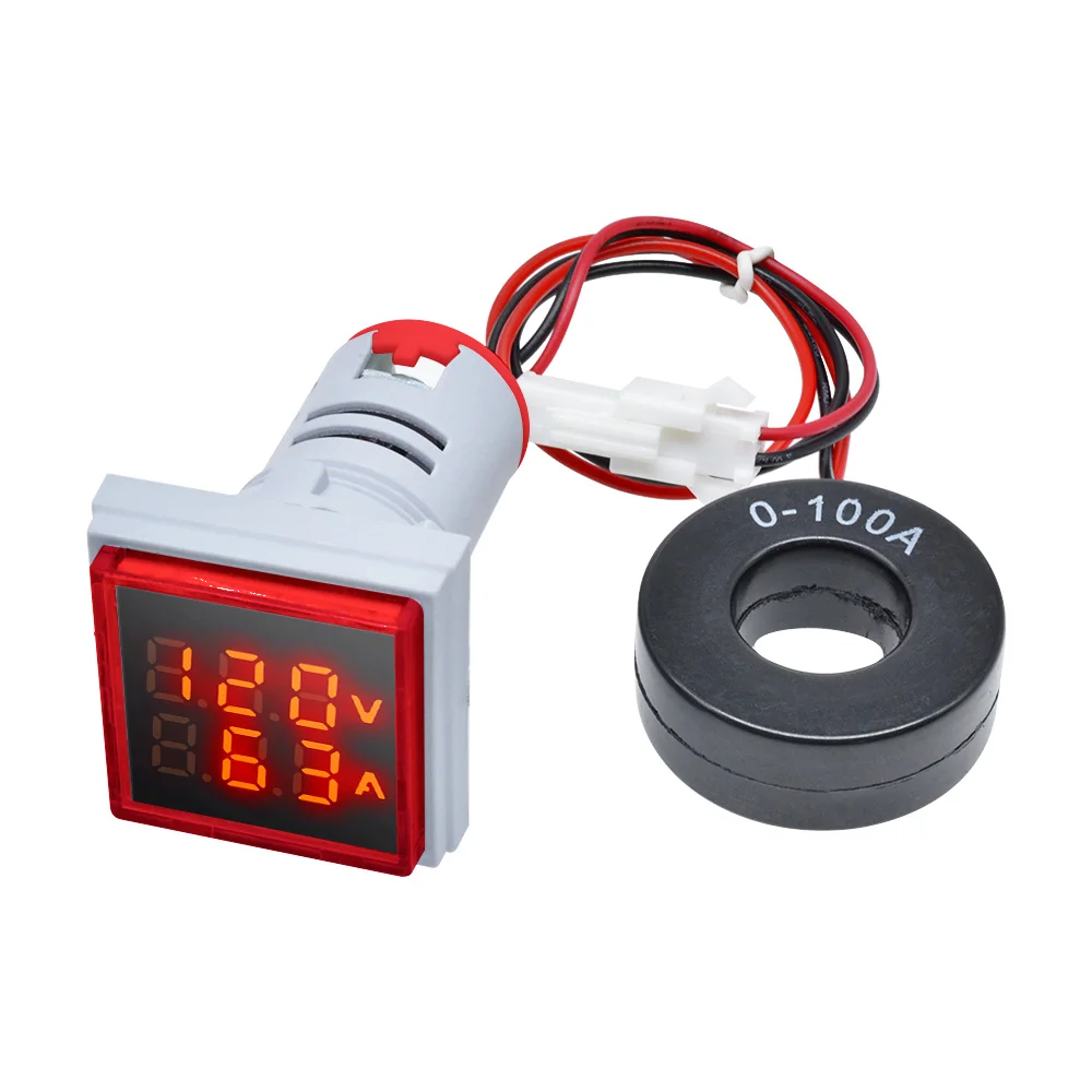 DC 0-100 V 10/50/100A Digital Voltmètre Ampèremètre Double Voltage Current Meter Tester 