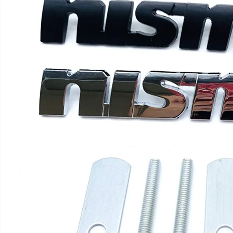 [] 3 шт. металлические наклейки для автомобиля 12,5*2 см NISMO Эмблема на Передние решетки, эмблема на решетку, логотипы, наклейки на кузов автомобиля, автомобильные аксессуары