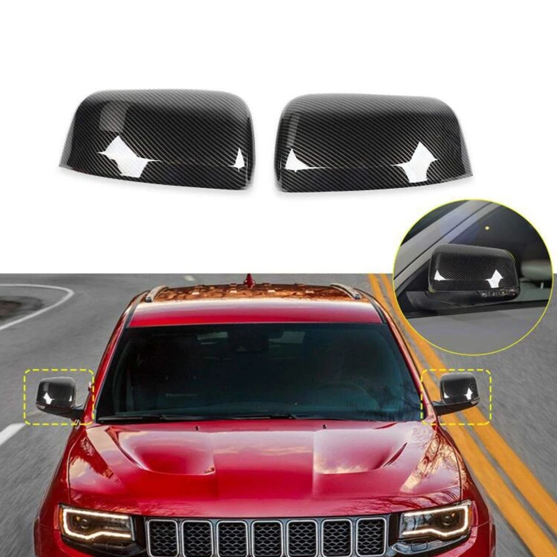Карбоновые дверные зеркала заднего вида для Jeep Grand Cherokee 2011