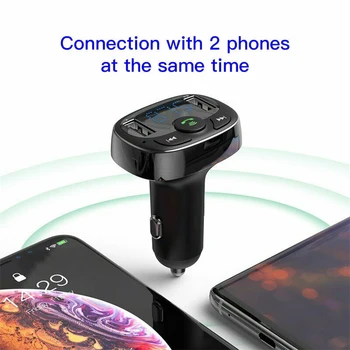 

Hot Sale Bluetooth Car USB Charger FM Transmitter Wireless MP3 Radio Adapter 3.4A Brand New And High Quality