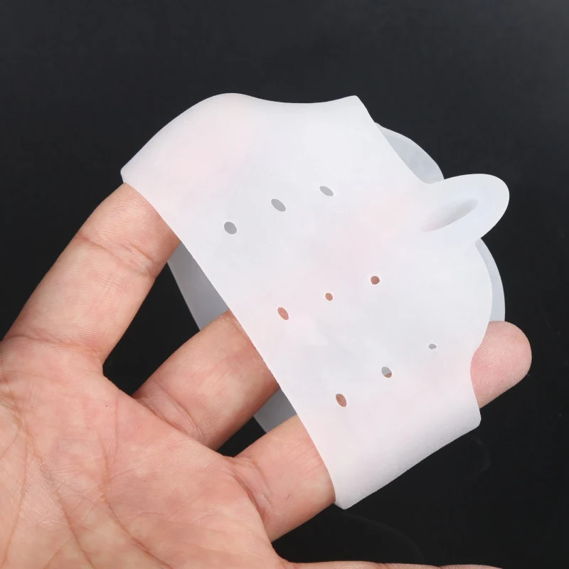 Silicone Comfortable Toe Separators Bunion Toe Corrector 5-holes Hallux Valgus Straightener Orthodontic Foot Toe Braces