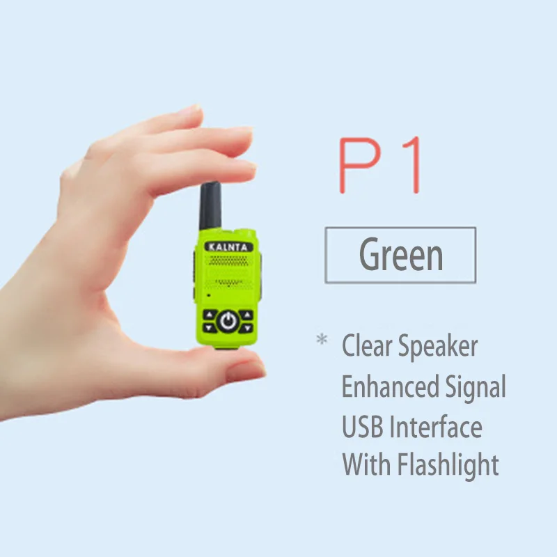 Green 2 шт. мини иди и болтай Walkie-Walkie Talkie S для детей Портативный FM радио УВЧ 400-470 МГц сканер радио USB Профессиональный карабкаться иди и болтай Walkie Talkie - Цвет: Green