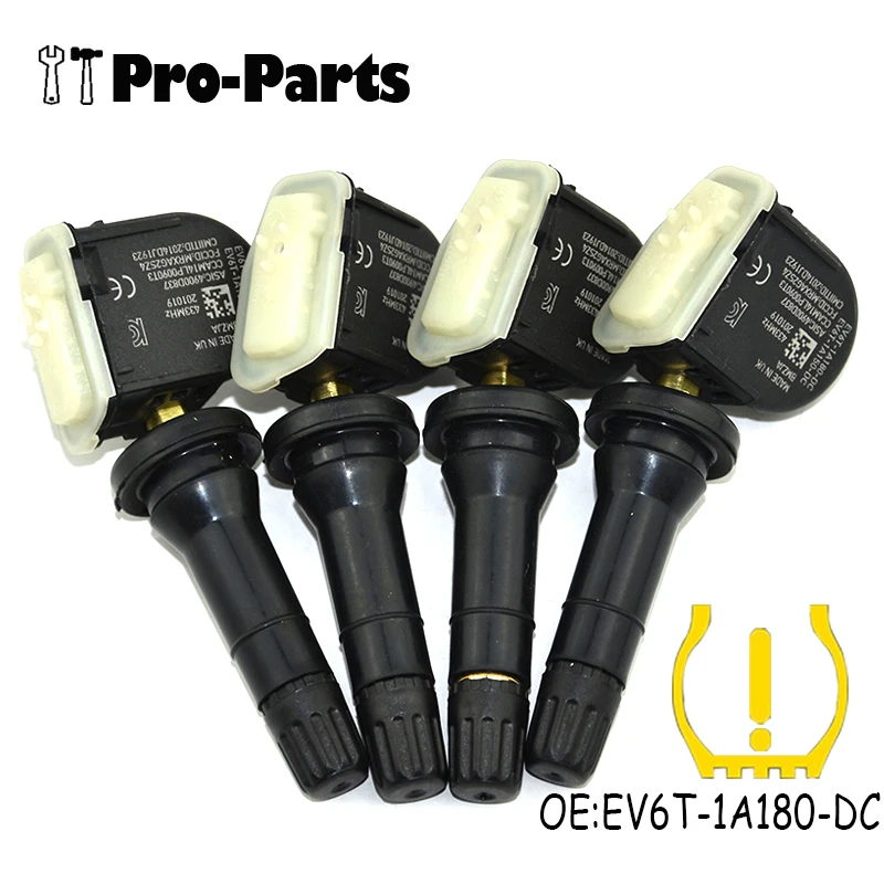 EV6T-1A180-DC TPMS Ÿ̾ з   433MHZ For Ford B-Max Fiesta Kuga Ecosport