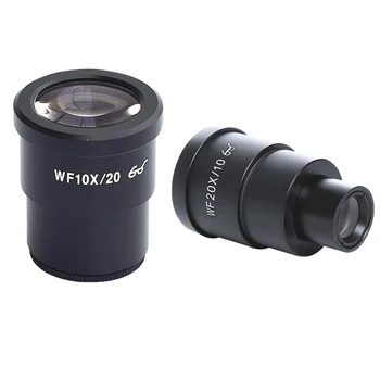 

WF10X 22MM Wide Field Stereo Microscope Eyepiece Optical Lens Monocular Sturdy Binocular High Eye Point Ocular Accessories