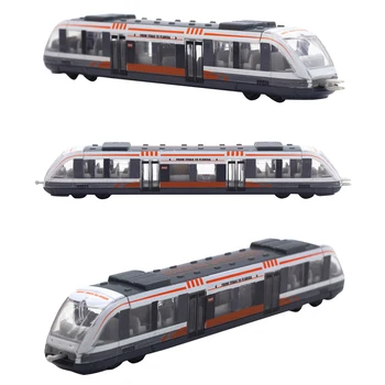 

High Speed Trains Railway Toys Kids Alloy Model Rail Car Birthday Gift Random Color for Kids Children Gift Supplies