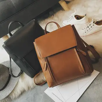 

England Retro Women Backpacks 2017 Fashion New Quality PU leather College winds High capacity School bag Women's Shoulder Bag