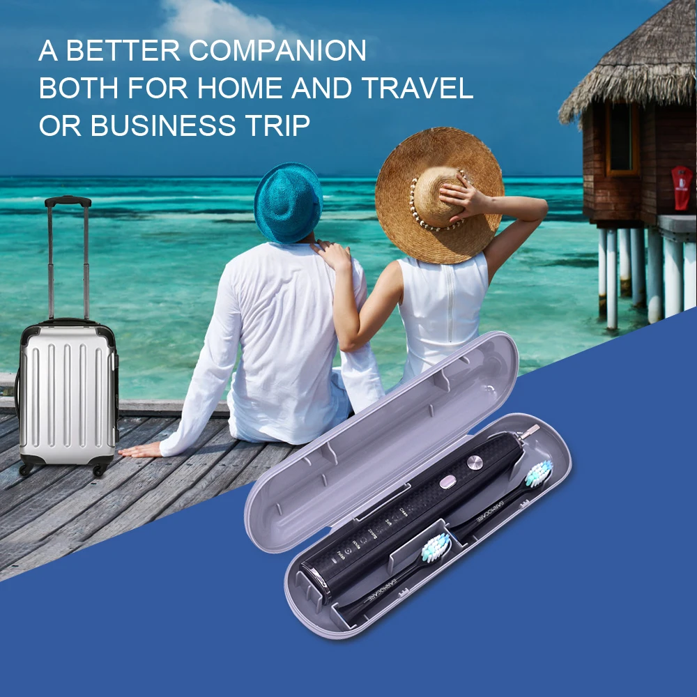 Sarmocare Ultrasonic Sonic Electric Toothbrush Rechargeable S600 5 models Wireless IPX7 Waterproof Vibrator For Toothbrushes Sarmocare Ultrasonic Sonic Electric Toothbrush Rechargeable S600 5 models Wireless IPX7 Waterproof Vibrator For Toothbrushes