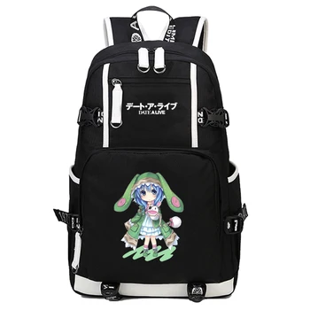 

High-Q Unisex Japan Anime Mochila Cos DATE A LIVE Itsuka Shido Backpacks Yatogami Tohka Schoolbag Yoshino Backpack