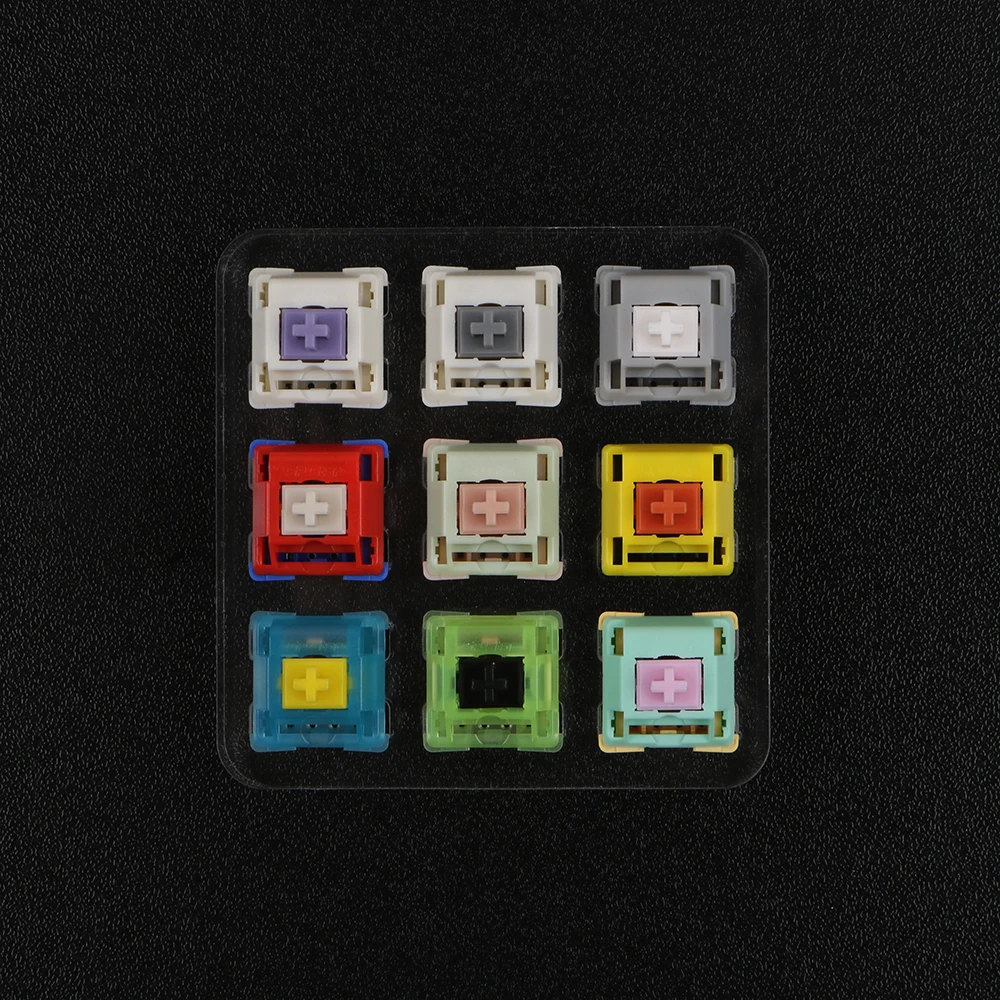 pc keypad SP STAR Switch Tester Polar Star Purple Grey Meteor Orange Nightlight Cyber Starry Night Switch Mechanical Keyboard Switch Body custom pc keyboard