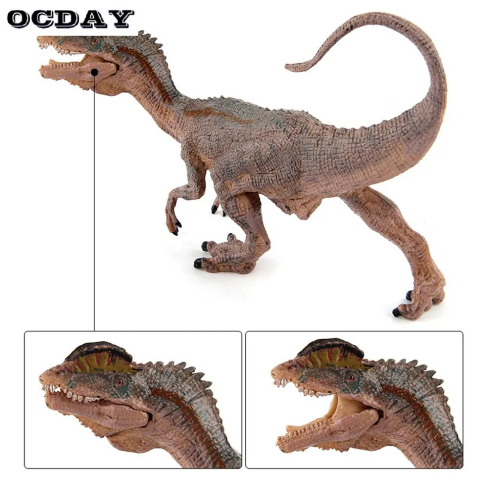 OCDAY Классические игрушки для детей динозавр модель игрушки Наборы пластик Парк Юрского периода тираннозавр действие и Фигурки игрушки подарок