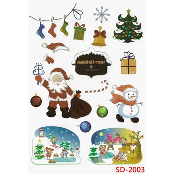 

Wholesale Christmas Waterproof Cartoon Shape Cute Long-lastingTattoo Sticker Waterproof Safety Sticker Eco-friendly Tattoo