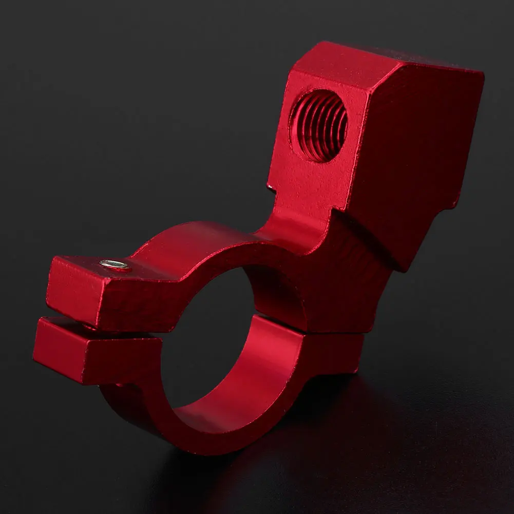 Red Mirror Holder Rearview Bicycle 1PCS Motorcycle Accessories Fixed Refit Stand - Цвет: Red