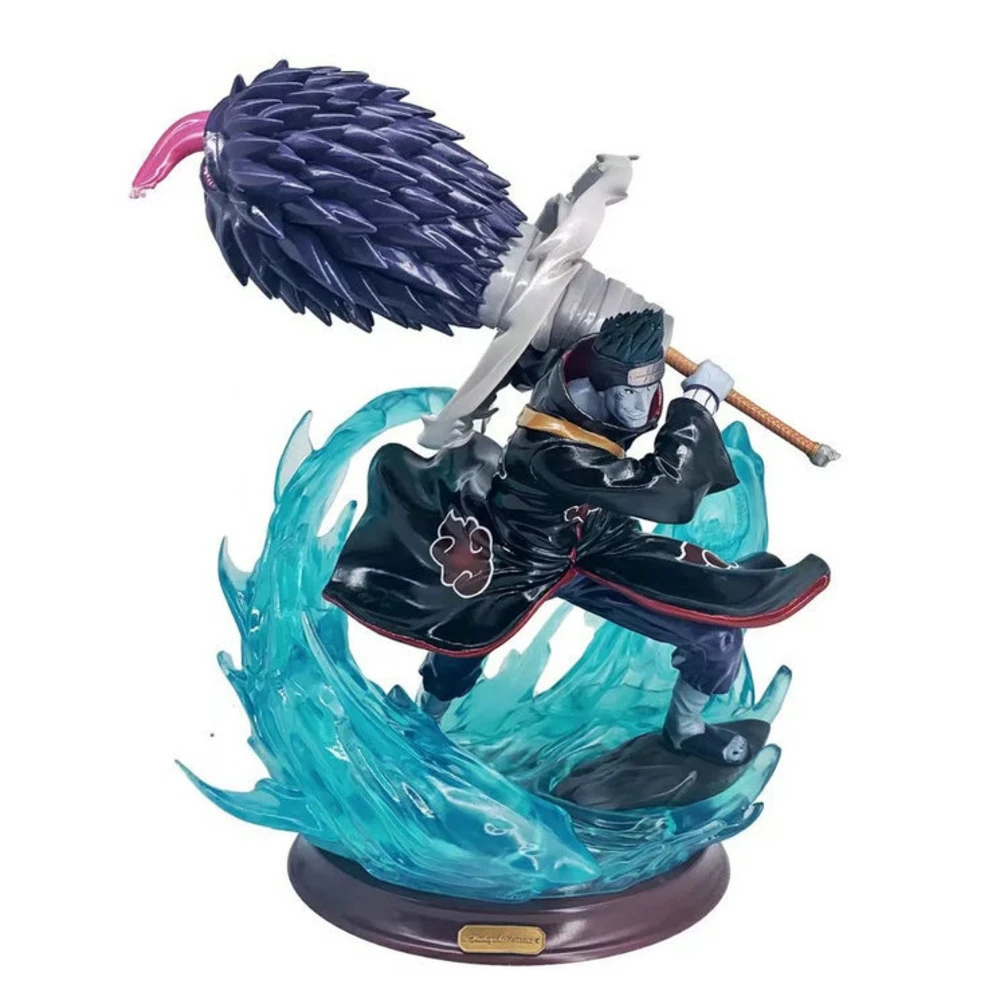 Naruto Shippuden Anime Model Samehada Hoshigaki Kisame Battle Form Gk Action Figure 33cm Pvc Statue Collectible Toy Action Figures Aliexpress