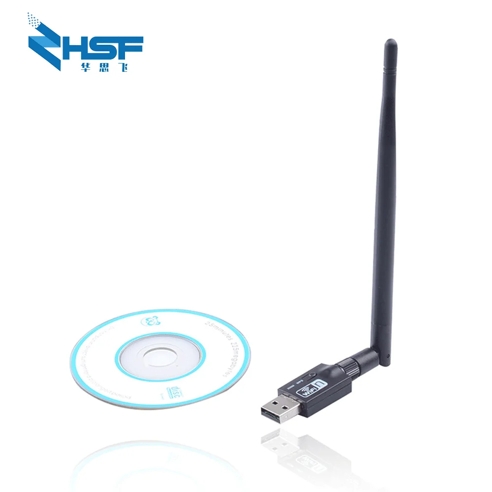 USB 2 0 WiFi беспроводная сетевая карта 150 м 802 11 b / g n Mini адаптер для Windows XP Vista 7/8/10 Mac