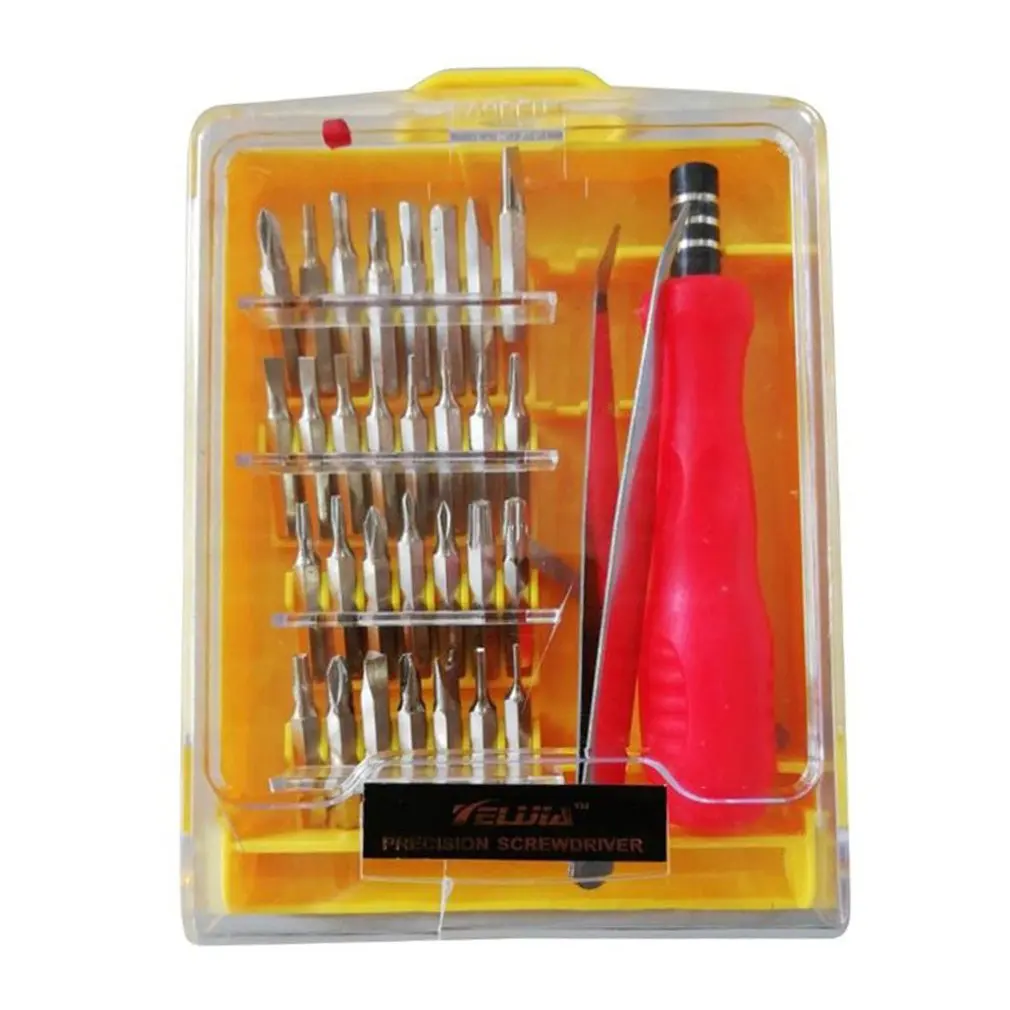 

32 in 1 Precision Hardware Screwdriver Kit Screw Driver Tool Sets Portable Stock Offer for Tablets and Mobile Phones Laptops