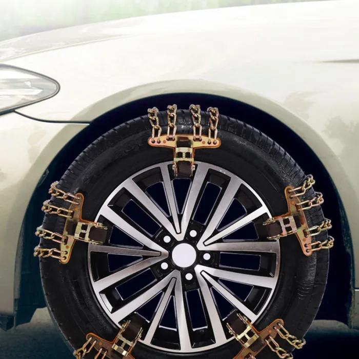 Автомобиль Грузовик внедорожник аварийный снег противоскользящие колеса шины цепи стальной нескользящий ремень прочный L9