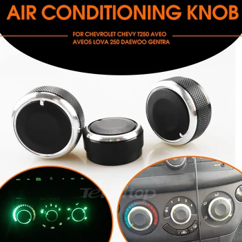 

3pcs per set For Chevrolet Chevy T250 Aveo Aveo5 Lova 250 Daewoo Gentra A/C Car Air Conditioning turning switch knob AC Knob