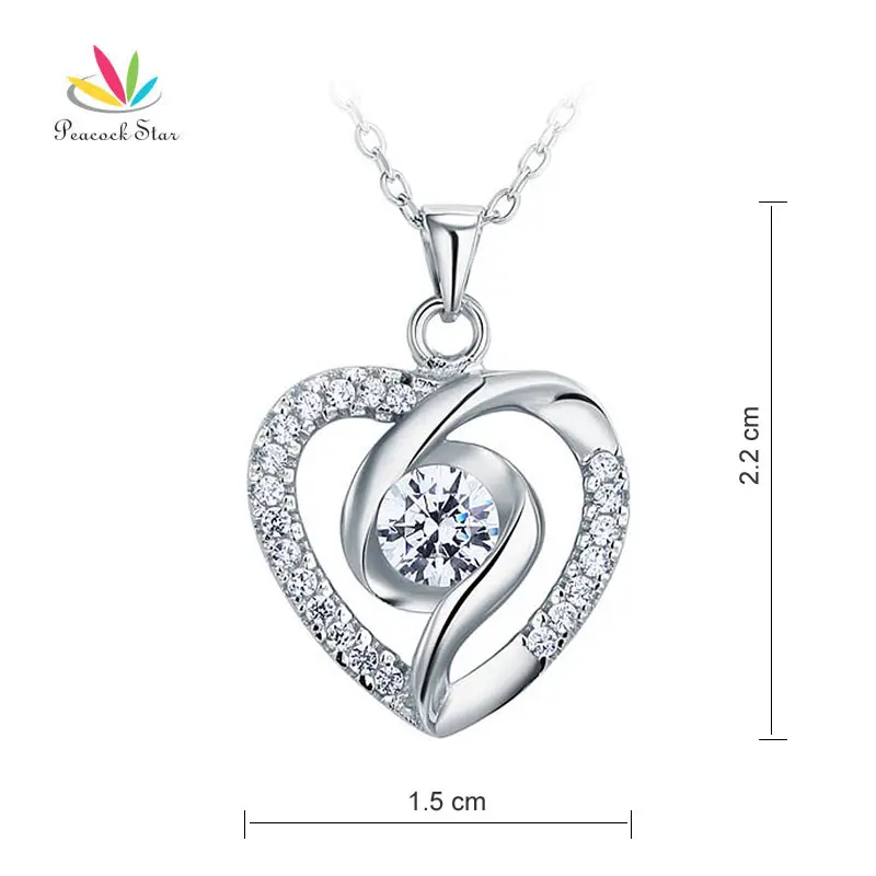 Цепочка из серебра 925 пробы с подвеской в виде павлина и звезды|necklace clock|necklace