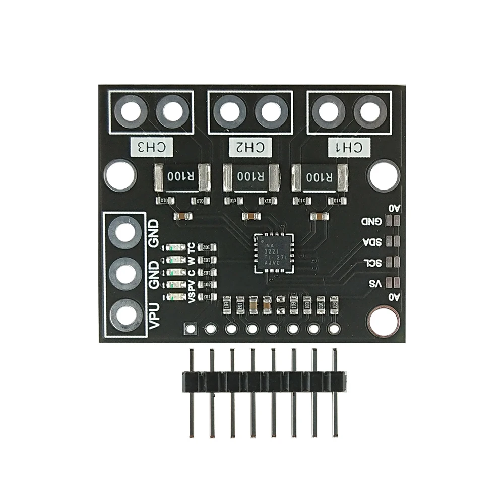 INA3221 трехканальный модуль, монитор высокого измерения, шунта и напряжения в шинах с I 2C-и SMBUS-совместимым интерфейсом
