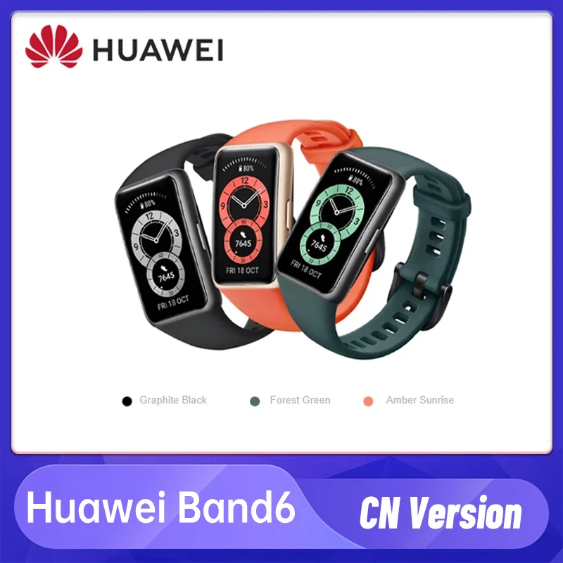 Браслет Huawei Band 6 оригинальный Смарт-браслет глобальная версия дюйма SpO2 BT 5 0