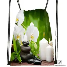 Пользовательские дзен камень@ 1 походная сумка на шнурке милый рюкзак для детей(черная спинка) 31x40 см#2018611-5