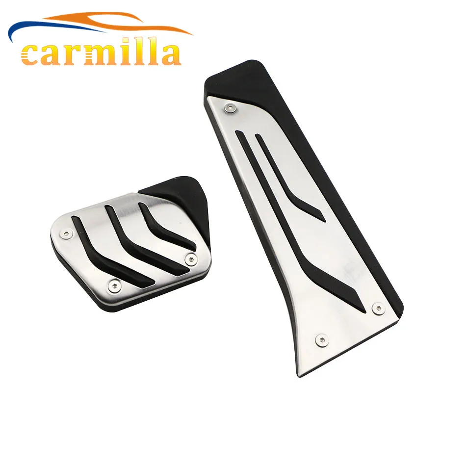 Крышка педали Carmilla из нержавеющей стали для BMW F20 F30 F31 116i 118i 120i 125i 218i 316i 318d 318i 320i 328i