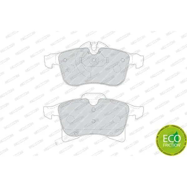 Колодки дисковые п.\ Opel Astra H/Meriva/Zafira 1.4-2.0/1.7CDTi