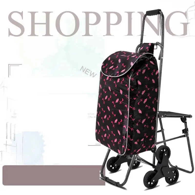 MODEL Q Тележка carito Cocina Carro Plegable Carrello Cucina корзина для покупок Roulant Таблица колесница де Courses Avec рулетки Кухонная Тележка - Цвет: MODEL Q