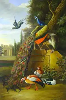 

Handmade Canvas Bird Oil Painting Animal Canvas Wall Painting Animal Artwork for Home Living Room Wall Décor