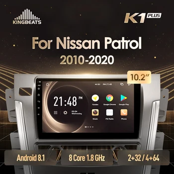 

KingBeats Android 8.1 head unit 4G in Dash Car Radio Multimedia Video Player Navigation GPS For Nissan Patrol Y62 2010 - 2020