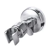 Punch-Free Shower Head Handset Holder, Chrome Bathroom Wall Mount, Adjustable Suction Bracket, Beautifully Polished Brand, New 3